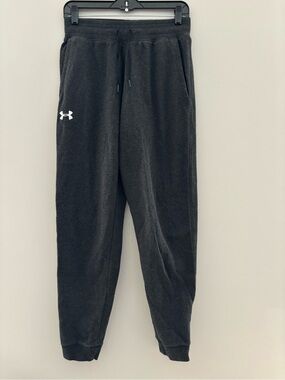 Under Armour Men's Fleece Jogger Sweatpants Medium Charcoal Gray Athletic Lounge